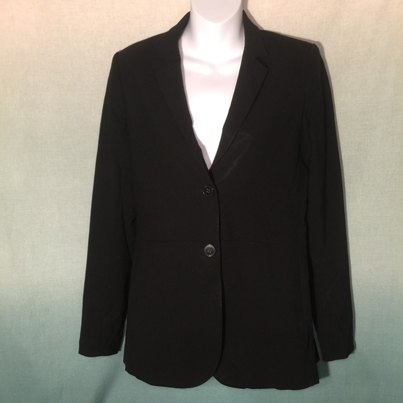 Theory Black Double Button Blazer - Picture 1 of 6